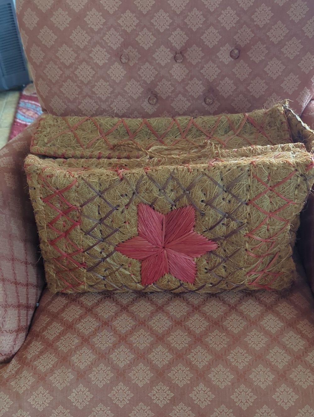 Vintage straw bag